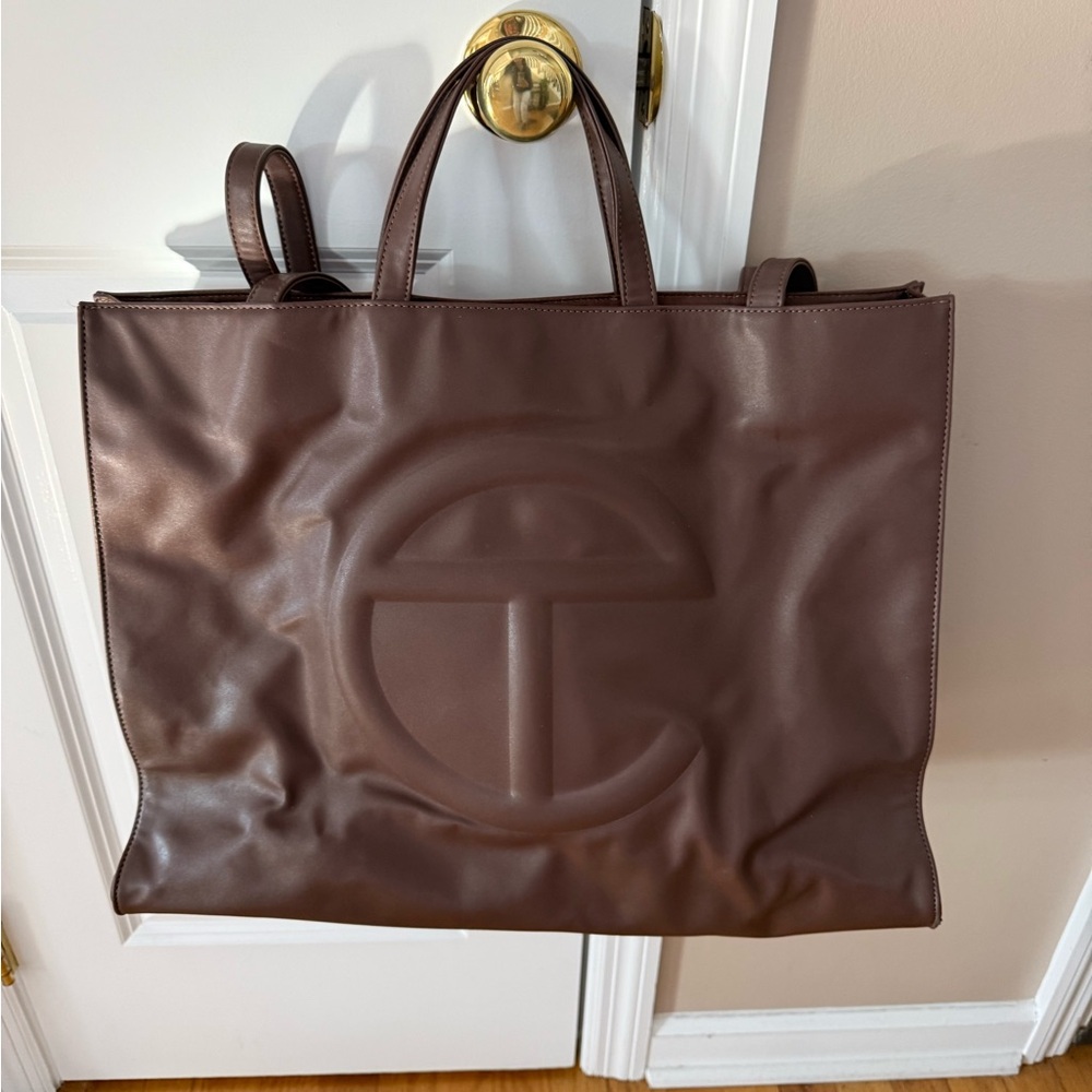 Telfar Brown Shopping Bag
